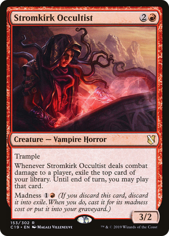 {R} Stromkirk Occultist [Commander 2019][C19 153]