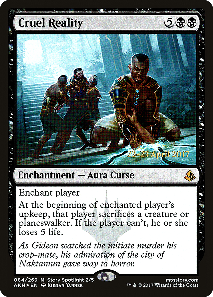 {R} Cruel Reality [Amonkhet Prerelease Promos][PR AKH 084]