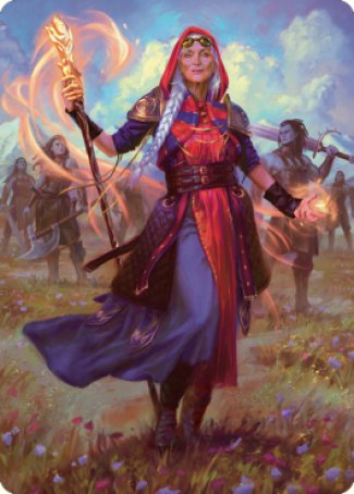 {A} Jaya, Fiery Negotiator Art Card 1 [Dominaria United Art Series][ADMU 034]