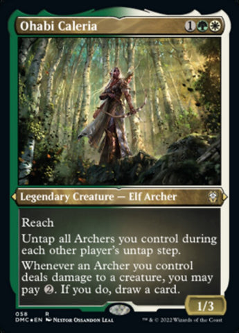 {R} Ohabi Caleria (Foil Etched) [Dominaria United Commander][DMC 058]
