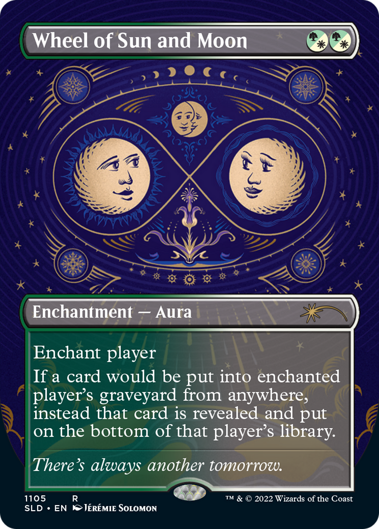 {R} Wheel of Sun and Moon (Borderless) [Secret Lair Drop Series][SLD 1105]