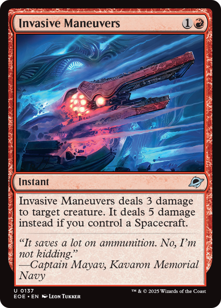 {@@ EOE C} Invasive Maneuvers [Edge of Eternities][EOE 137]