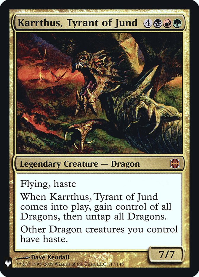 {R} Karrthus, Tyrant of Jund [Mystery Booster][MB1 ARB 117]