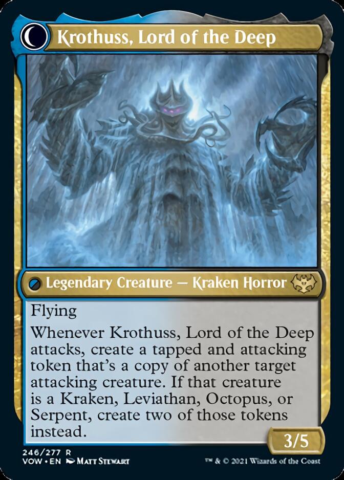 {R} Runo Stromkirk // Krothuss, Lord of the Deep [Innistrad: Crimson Vow][VOW 246]