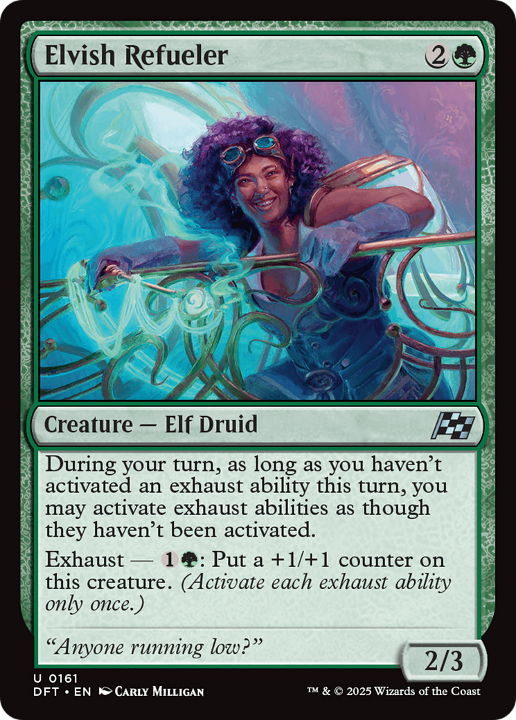 {@C} Elvish Refueler [Aetherdrift][DFT 161]