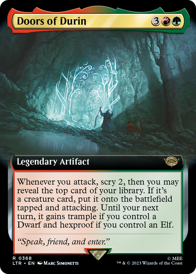 {R} Doors of Durin (Extended Art) [The Lord of the Rings: Tales of Middle-Earth][LTR 779]