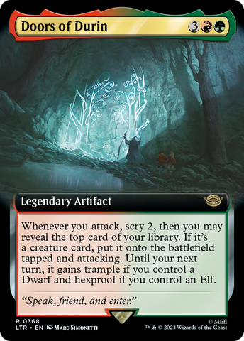 {R} Doors of Durin (Extended Art) [The Lord of the Rings: Tales of Middle-Earth][LTR 779]
