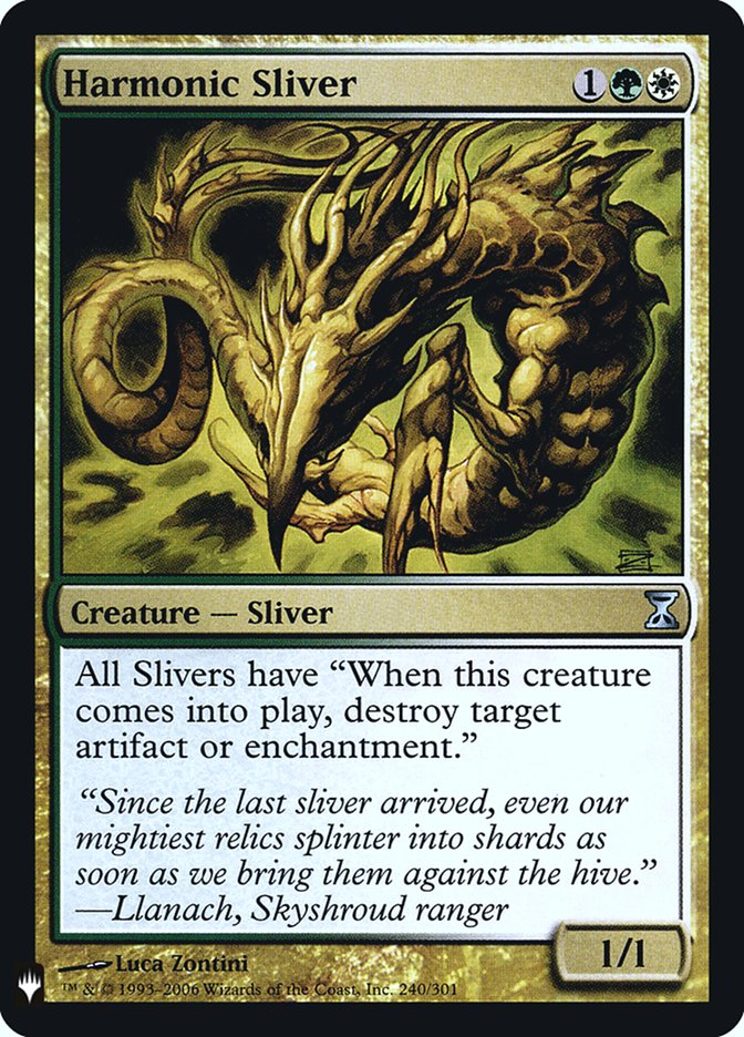 {C} Harmonic Sliver [Mystery Booster][LS TSP 240]