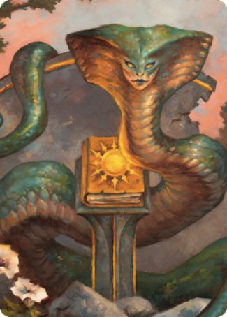 {A} Guardian Naga Art Card [Commander Legends: Battle for Baldur's Gate Art Series][ACLB 016]