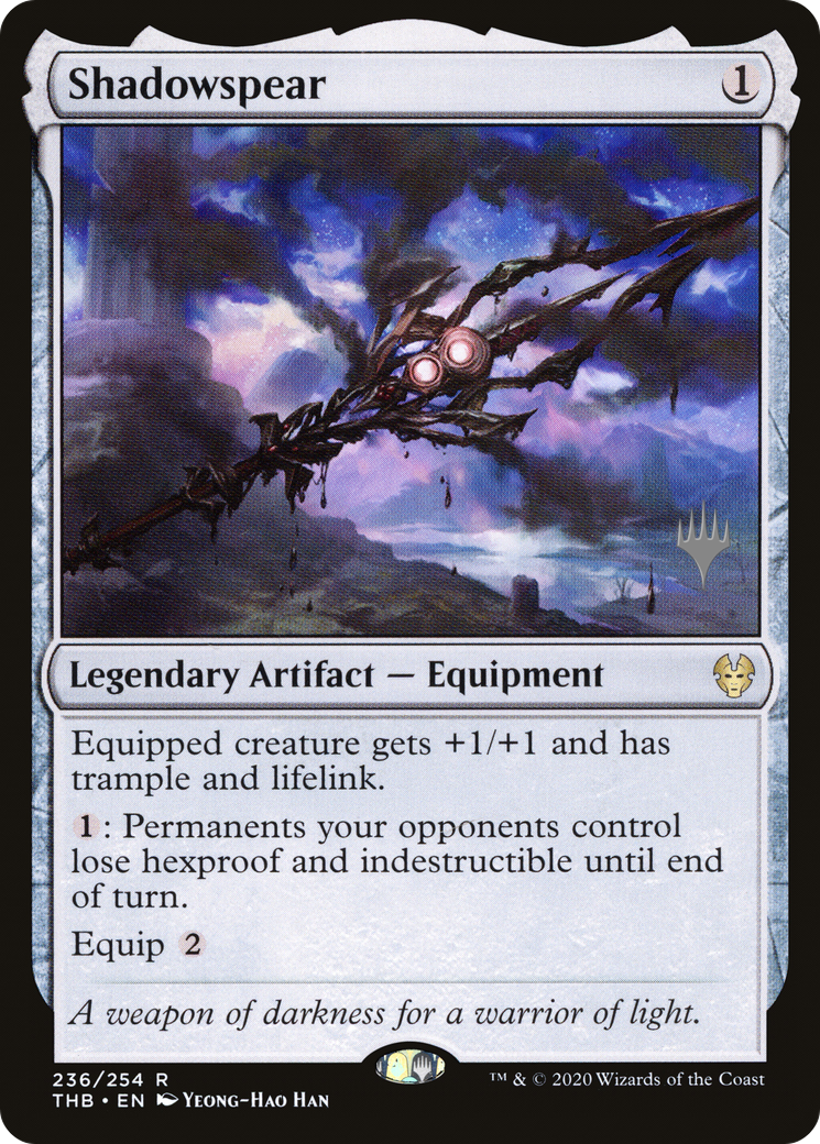 {R} Shadowspear (Promo Pack) [Theros Beyond Death Promos][PP THB 236]