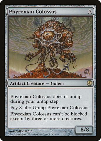 {R} Phyrexian Colossus [Duel Decks: Phyrexia vs. the Coalition][DDE 016]