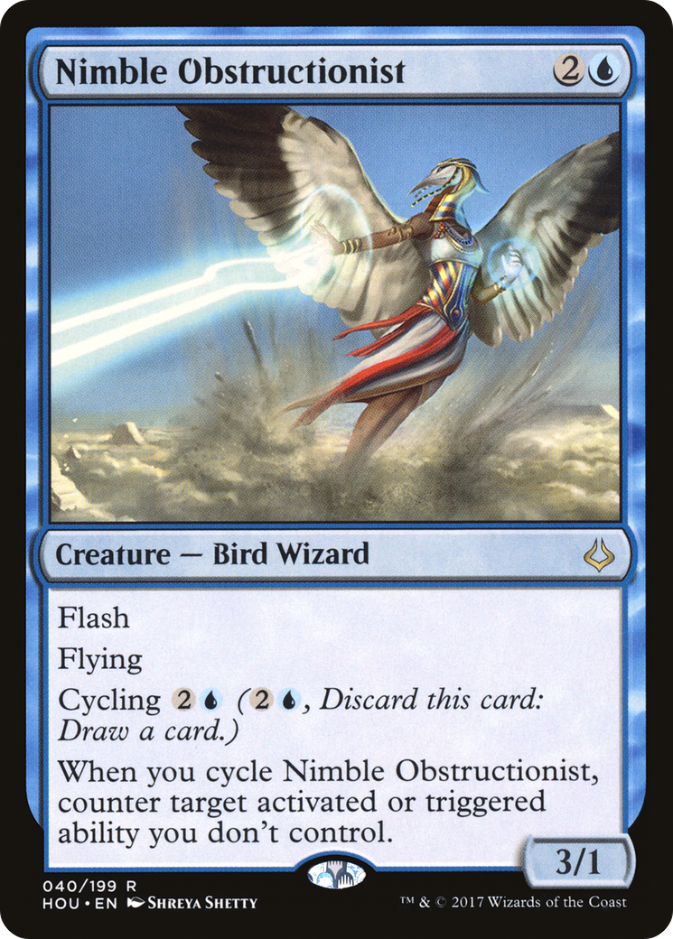 {R} Nimble Obstructionist [Hour of Devastation][HOU 040]