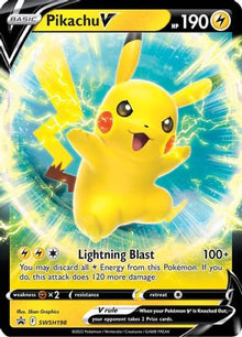[PKM] Pikachu V (SWSH198) [Sword & Shield: Black Star Promos]
