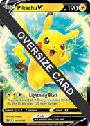 [JUM PKM-R] Pikachu V (SWSH198) (Jumbo Card) [Sword & Shield: Black Star Promos]