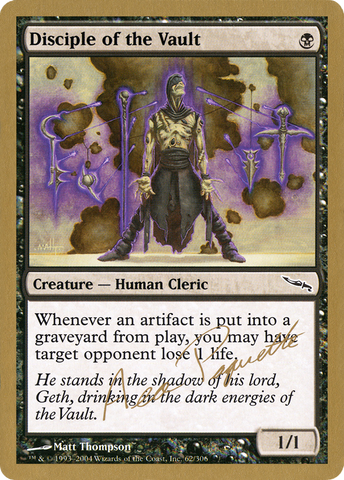 {C} Disciple of the Vault (Aeo Paquette) [World Championship Decks 2004][GB WC04 AP62A]