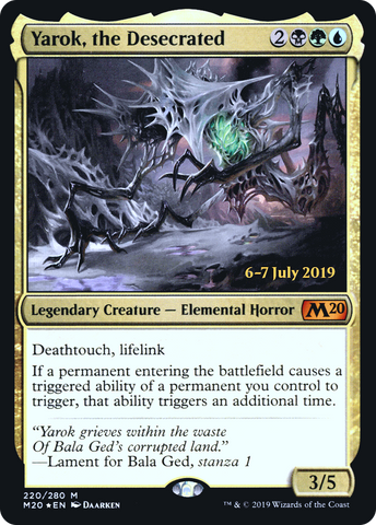{R} Yarok, the Desecrated [Core Set 2020 Prerelease Promos][PR M20 220]