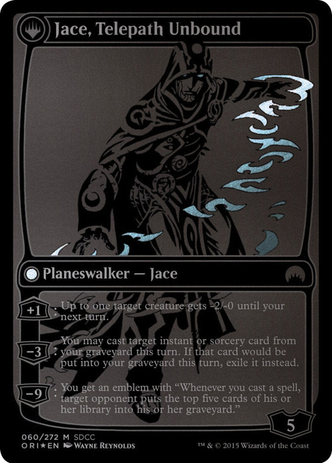 {R} Jace, Vryn's Prodigy // Jace, Telepath Unbound [San Diego Comic-Con 2015][PA SD15 060]