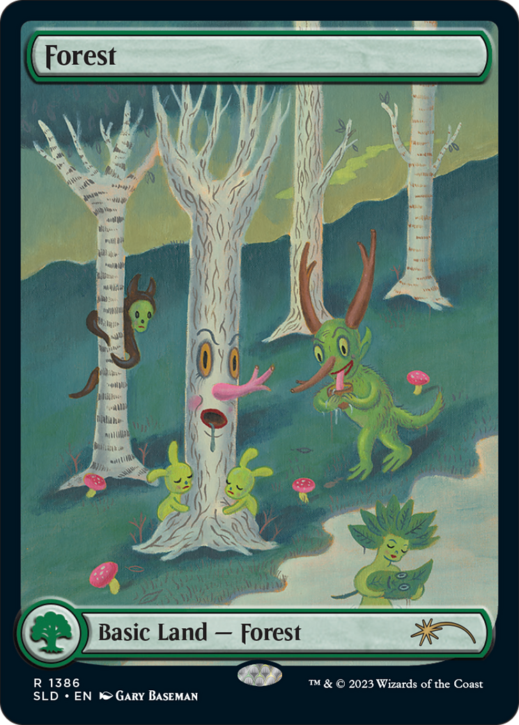 {B} Forest (1386) [Secret Lair Drop Series][SLD 1386]