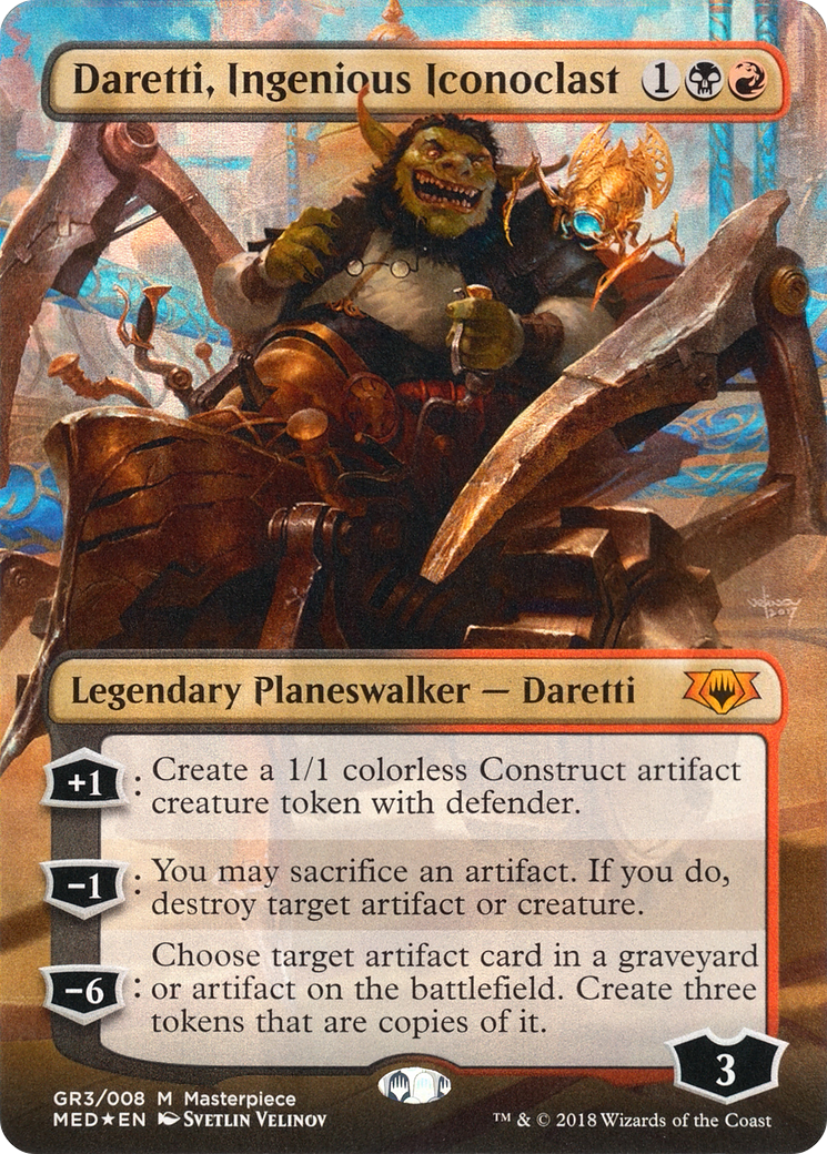 {R} Daretti, Ingenious Iconoclast [Mythic Edition][PA MED GR3]