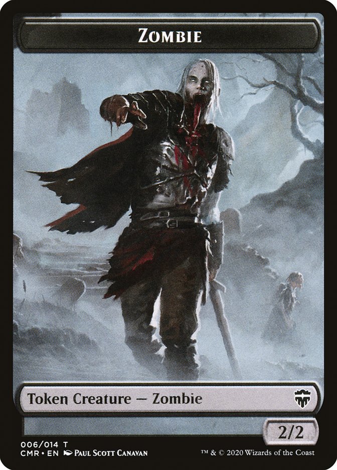 {T} Soldier Token // Zombie Token [Commander Legends Tokens][TCMR 002]