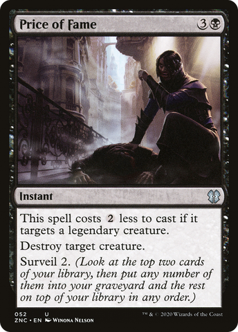 {C} Price of Fame [Zendikar Rising Commander][ZNC 052]