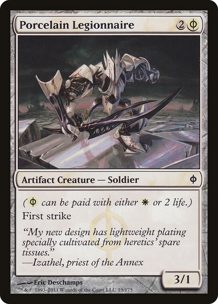 {C} Porcelain Legionnaire [New Phyrexia][NPH 019]