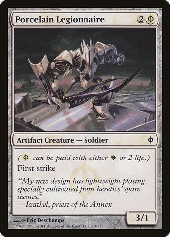 {C} Porcelain Legionnaire [New Phyrexia][NPH 019]