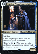 {R} Dennick, Pious Apprentice // Dennick, Pious Apparition [Innistrad: Midnight Hunt Prerelease Promos][PR MID 217]
