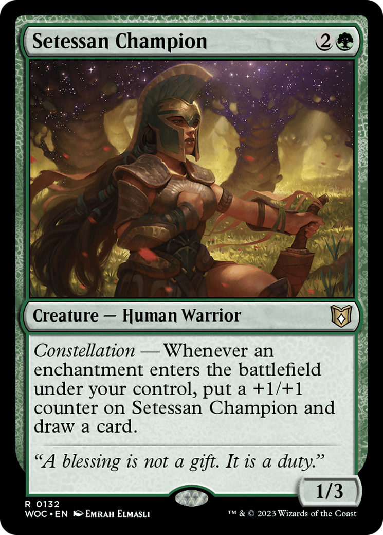 {R} Setessan Champion [Wilds of Eldraine Commander][WOC 132]