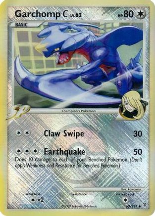 [PKM-C] Garchomp C (60/147) (League Promo) [Platinum: Supreme Victors]