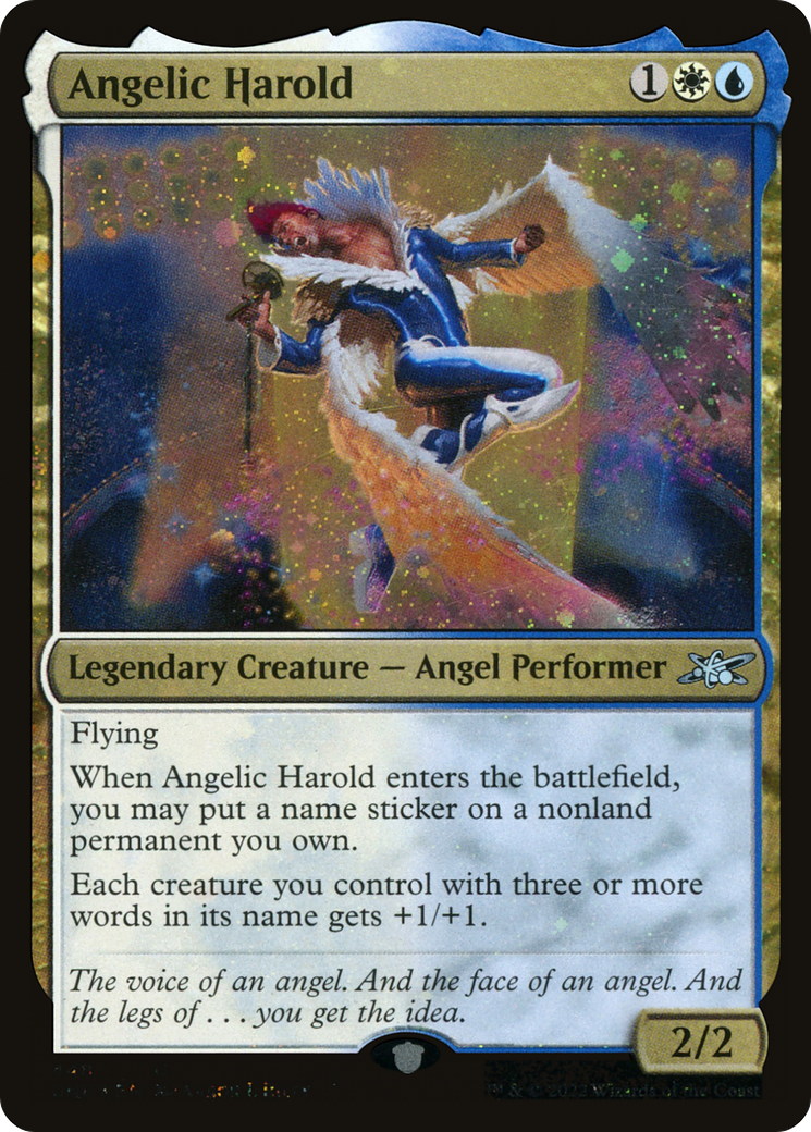 {C} Angelic Harold (Galaxy Foil) [Unfinity][UNF 448]