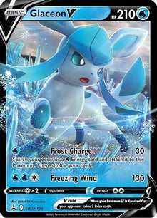 [PKM-R] Glaceon V (SWSH196) [Sword & Shield: Black Star Promos]
