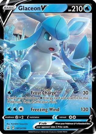 [PKM-R] Glaceon V (SWSH196) [Sword & Shield: Black Star Promos]