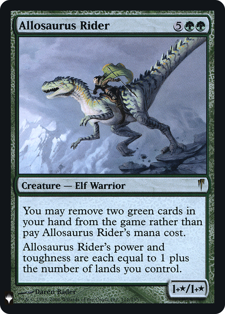 {R} Allosaurus Rider [Mystery Booster][LS CSP 101] - Misty Mountain Games