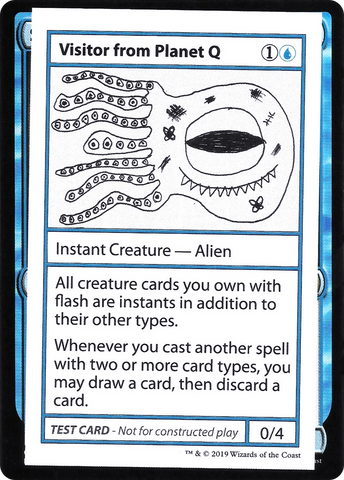 {R} Visitor from Planet Q (2021 Edition) [Mystery Booster Playtest Cards][CMB1 033]