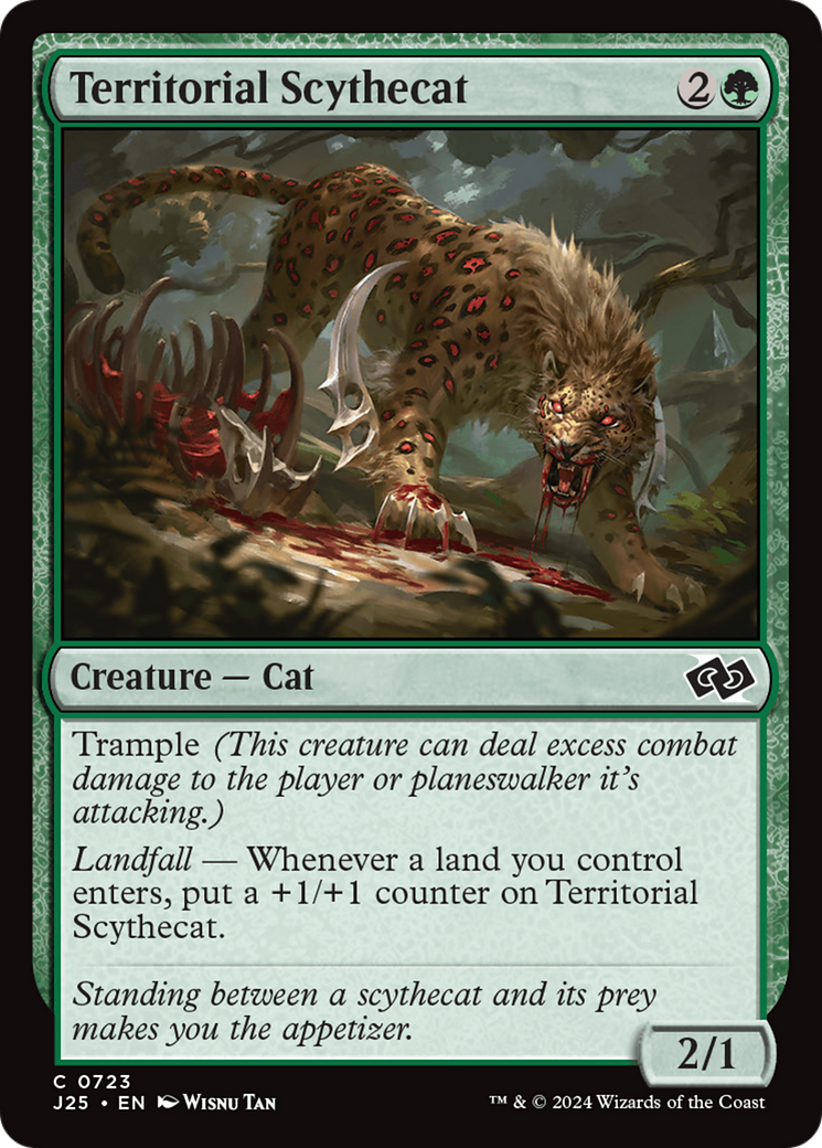 {C} Territorial Scythecat [Foundations Jumpstart][J25 723]
