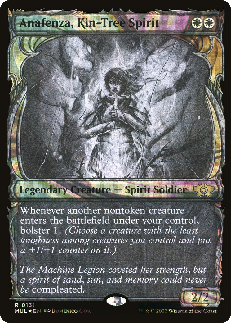 {R} Anafenza, Kin-Tree Spirit (Halo Foil) [Multiverse Legends][MUL 131]