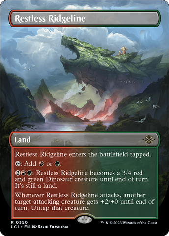 {@R} Restless Ridgeline (Borderless) [The Lost Caverns of Ixalan][LCI 350]