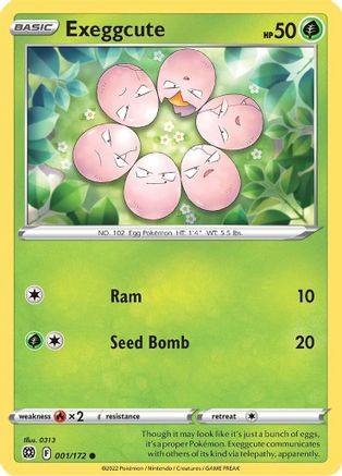 [PKM] Exeggcute (001/172) [Sword & Shield: Brilliant Stars]
