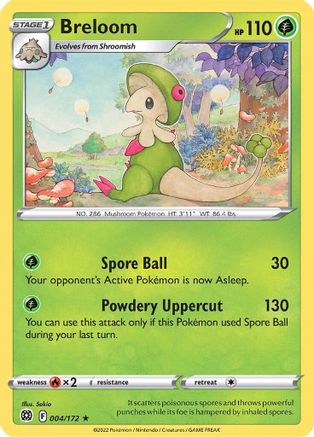 [PKM-R] Breloom (004/172) [Sword & Shield: Brilliant Stars]