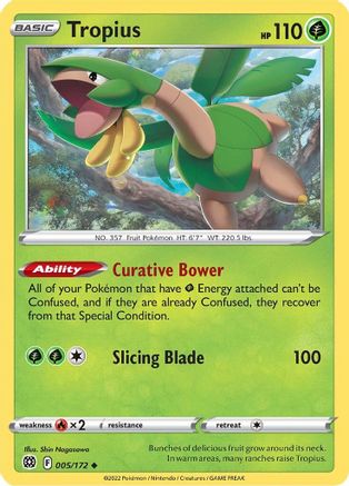 [PKM] Tropius (005/172) [Sword & Shield: Brilliant Stars]