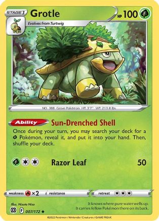 [PKM] Grotle (007/172) [Sword & Shield: Brilliant Stars]