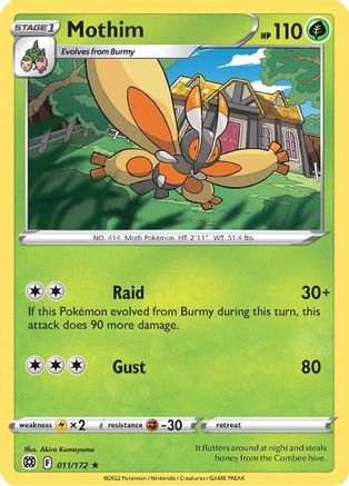 [PKM] Mothim (011/172) [Sword & Shield: Brilliant Stars]