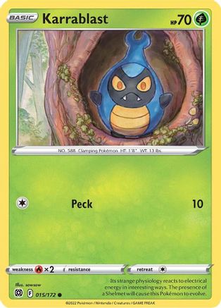 [PKM] Karrablast (015/172) [Sword & Shield: Brilliant Stars]