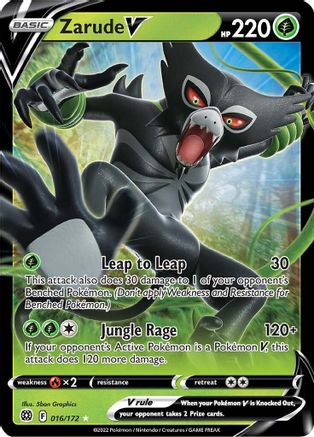 [PKM] Zarude V (016/172) [Sword & Shield: Brilliant Stars]