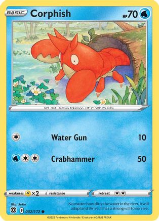 [PKM] Corphish (032/172) [Sword & Shield: Brilliant Stars]