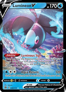 [PKM-R] Lumineon V (040/172) [Sword & Shield: Brilliant Stars]