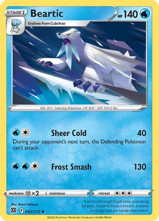 [PKM] Beartic (043/172) [Sword & Shield: Brilliant Stars]