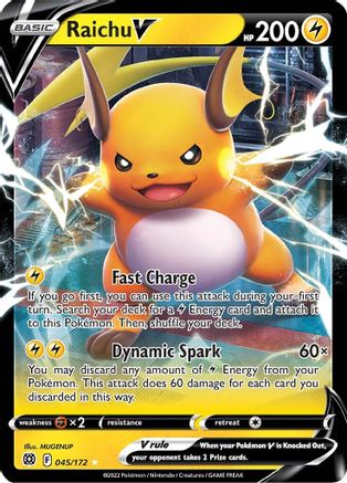 [PKM-R] Raichu V (045/172) [Sword & Shield: Brilliant Stars]