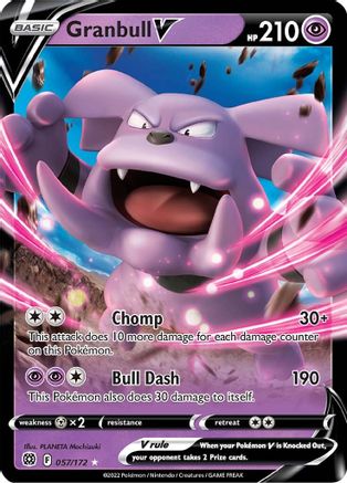 [PKM] Granbull V (057/172) [Sword & Shield: Brilliant Stars]